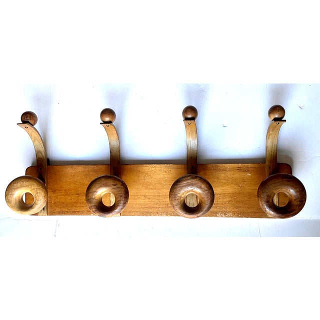 20th Century MCM Modern French Coat & Hat Rack For Sale - Image 11 of 15