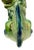 Grandmillennial 12” Mid-Century Japanese Shishi Foo Dogs in Vivid Sancai Glaze - Pair For Sale - Image 10 of 18