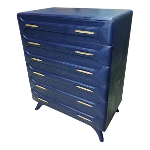 1960s Mid-Century Modern Dresser Sculptured by Franklin Shockey, North Carolina