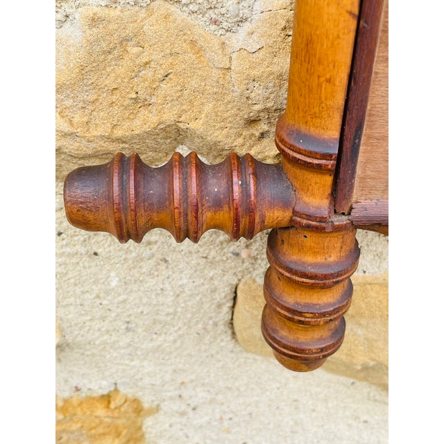French Faux Bamboo and Turned Wood Mirror, 1900s For Sale - Image 18 of 18