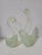 Vintage Murano Seguso Opalaline Glass Duck/Swan Set - 2 Pieces For Sale - Image 10 of 10