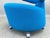 Blue Biki Swivel Armchair by Toshiyuki Kita for Cassina For Sale - Image 15 of 18
