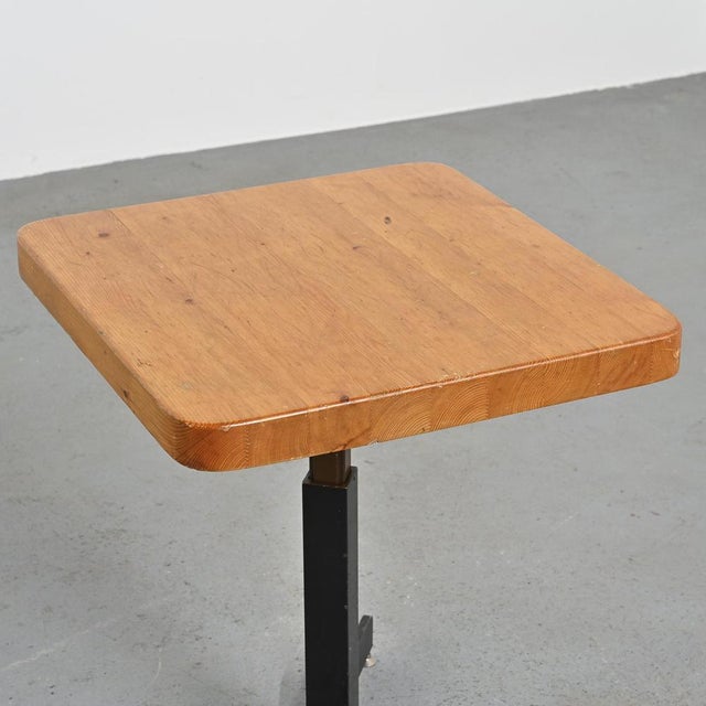 Adjustable Table by Charlotte Perriand for Les Arcs, 1970s For Sale - Image 12 of 14