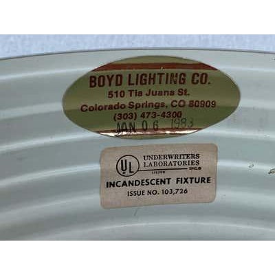 Metal 1984 Modern Chrome Ribbed Wall Sconces by Boyd Lighting For Sale - Image 7 of 7