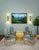 Perspective Dining Chair in Golden Bath and Green Velvet from Insidherland For Sale - Image 4 of 8