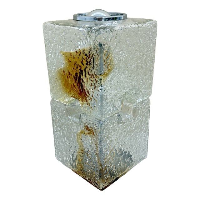 Murano Glass Table Lamp by Toni Zuccheri for Mazzega, 1970s For Sale