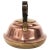 Vintage Dutch Copper Tea Kettle With Brass Lid and Wrapped Handle, 7.5" For Sale - Image 4 of 8