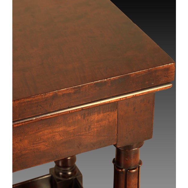 Wood Antique Mahogany Side Tables, 1835, Set of 2 For Sale - Image 7 of 8