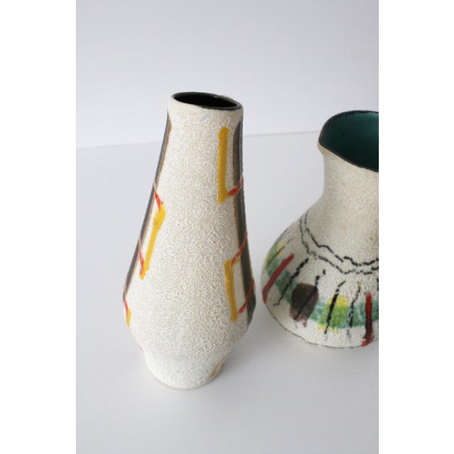 Vintage Vases from Scheurich Keramik, 1960, Set of 2 For Sale - Image 9 of 12
