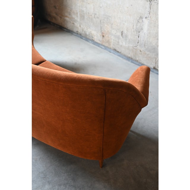 Italian Curved Sofa by Ico Parisi For Sale - Image 10 of 10