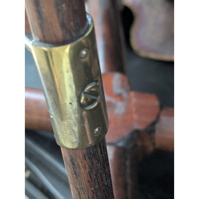 1940's Bankers/ Campaign Chairs For Sale - Image 9 of 11