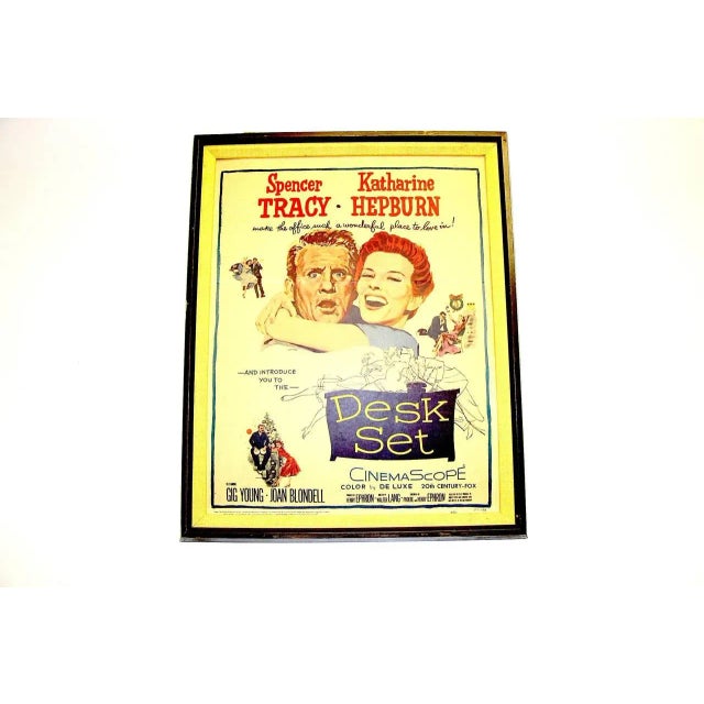 For your consideration this original 1957 Window Card Movie poster in a basic wood frame, linen matte, no glass. These...