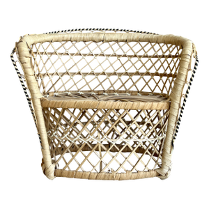 Vintage Rattan Loveseat / Chair / Plant Stand / Doll Couch