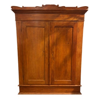 Louis Philippe Oak Wardrobe, France, 1920s For Sale