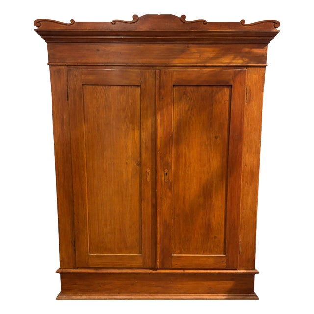 Louis Philippe Oak Wardrobe, France, 1920s For Sale