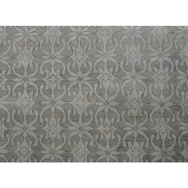 Contemporary Gray Khanna Rug For Sale - Image 4 of 11