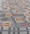 Measures 10'2 x 13'11 Country of Origin: India; Type: Piled Scandinavian; Design: Abstract Geometric, All-Over, Modern...