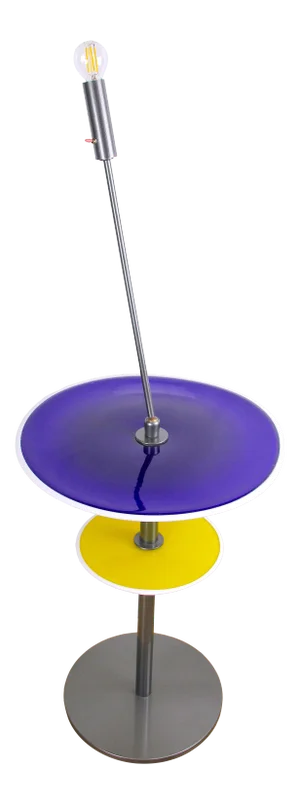 Daniela Puppa "Altair" for Vistosi, Murano Floor Lamp, Italia 1982, Memphis Style