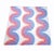 Curve Middle Textile by Verner Panton for Mira-X, 1960s, in Flawless conditions. Designed 1960 to 1969 This piece has an...