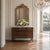 A Louis XVI mirror from 19th century France, retaining its original gold leaf water gilding and a warm, time softened...