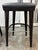 Global Views Anvil Black Leather Bar Stools, Pair For Sale - Image 9 of 12