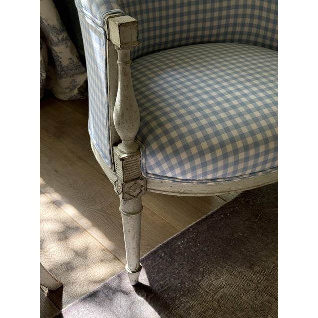 Antique Gustavian Bergeran Chairs, 1850, Set of 2 For Sale - Image 6 of 10