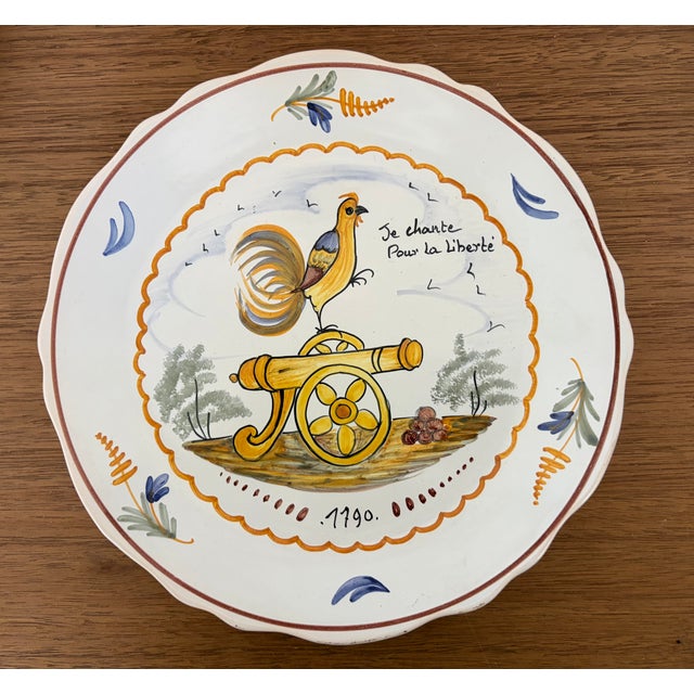 White Vintage 1967 French La Révolution Hand-Painted Stoneware Dinnerware Set, 49 Pieces For Sale - Image 8 of 15