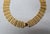 1980s Vintage Signed Napier Goldtone Interlocking Link Wide Collar Necklace For Sale - Image 5 of 10