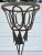 Here is a statement jardiniere in the style of Jansen, made of black iron and featuring 3 tall figurative arrows as the...