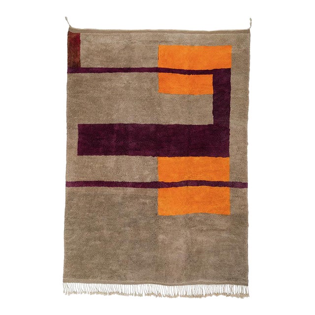 Premium Oversize Hand-Knotted Wool Rug | 12'2" X 8'8" | One of a Kind For Sale