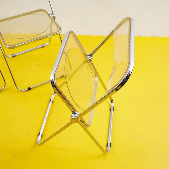 Plia Chairs by Anonima Castelli, Set of 6 For Sale - Image 5 of 8