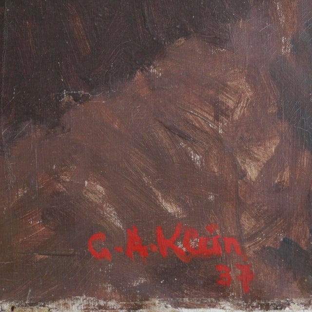 George-André Klein, Figurative Composition, 1937, Oil on Canvas, in Very Good conditions. Designed 1920 to 1949 This piece...