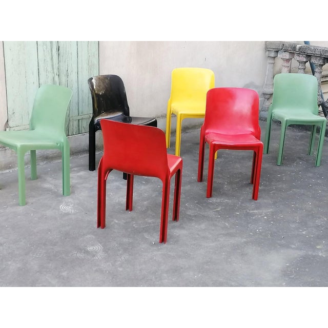 Selene Chairs by Vico Magistretti for Artemide, 1969, Set of 6 For Sale - Image 18 of 18