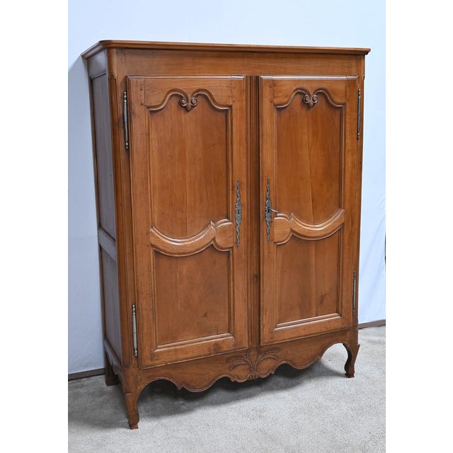 Early 19th Century Cabinet Called Bassette in Cherry and Oak For Sale - Image 3 of 18