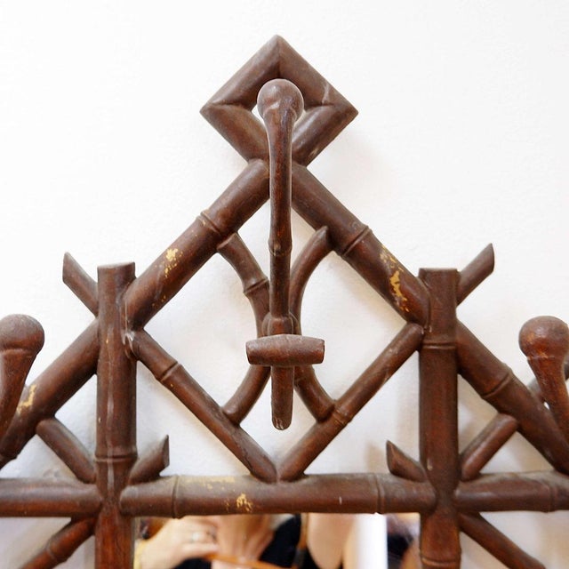 Coat Rack in Faux Bamboo, 1800s For Sale - Image 14 of 16