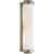 Traditional Thomas O'Brien for Visual Comfort Signature Milton Road Bath Light in Antique Nickel with White Glass For Sale - Image 3 of 4