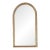 Elegant, Large, Arched Gold Leaf Mirror -New For Sale