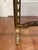 Late 19th Century French Louis XVI Brass Fireplace Screen W. Mesh Panel and Floral Details For Sale - Image 14 of 18