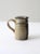 Beige Vintage Studio Pottery Mug For Sale - Image 8 of 11
