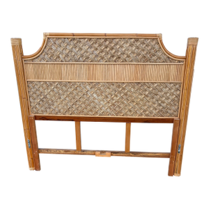 1980s Faux Bamboo Queen Size Headboard