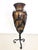 Copper Vase with Wrought Iron Snake and Leaves attributed to Alessandro Mazzucotelli, 1890s For Sale - Image 4 of 15