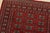 Bokhara Rug 4’2” X 6’1” Red Wool Tribal Hand-Knotted Oriental Carpet For Sale In Philadelphia - Image 6 of 11