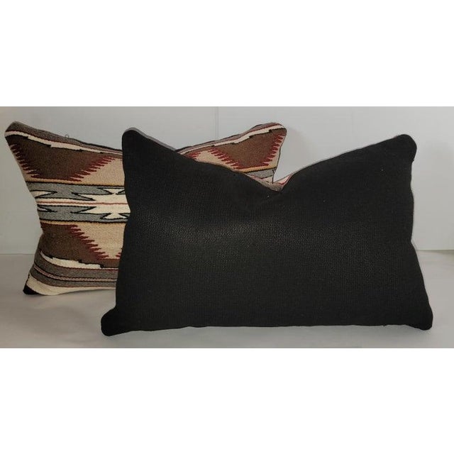 1940s 1940s Pair of Beautiful Weaving Pillows For Sale - Image 5 of 5