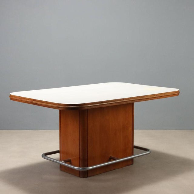 Vintage Beech and Formica Table, 1970s For Sale - Image 10 of 10