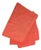 1970s Dansk Ritva Puotila Red Woven Linen Placemats, Set of 4 For Sale