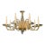 Vintage Gold Murano Chandelier For Sale