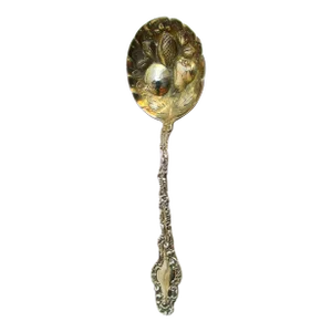 Sterling Silver Berry Spoon Circa 1900 by Spencer