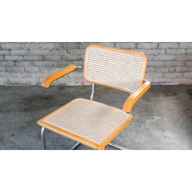 1970s Vintage Marcel Breuer Attr. Cesca Armchair For Sale In Boston - Image 6 of 13