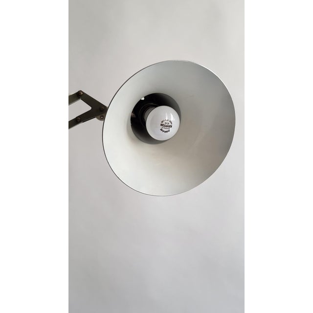 Mid-Century Adjustable Architects Desk Lamp from Elux, 1950s For Sale - Image 10 of 11