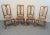 Italian Maple Rush Seat Dining Chairs - Set of 4 For Sale - Image 9 of 9